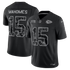 Patrick Mahomes Kansas City Chiefs Soccer Intl 2026 Salute to Service Stitched Limited Jersey - Black