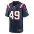 Chad Muma New England Patriots Soccer Intl Team Game Jersey - Navy