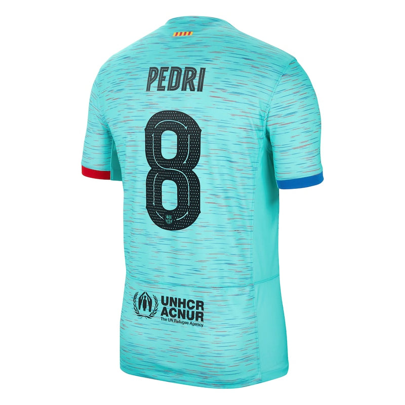 Pedri Barcelona  2023/24 Third Jersey - Aqua