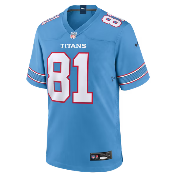 Jaren Kanak Tennessee Titans Soccer Intl Team Game Jersey - Light Blue