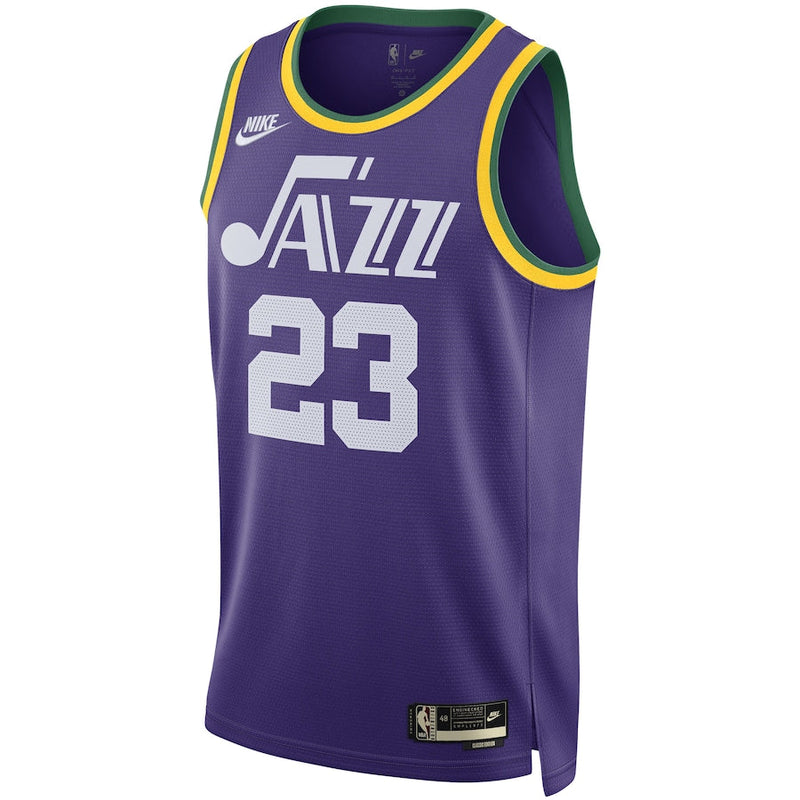 Lauri Markkanen Utah Jazz  Unisex 2023/24 Swingman  Jersey - Classic Edition - Purple