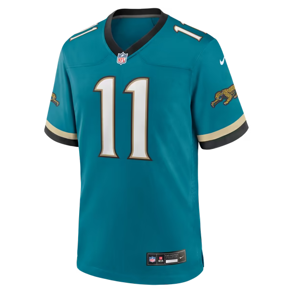 Parker Washington Jacksonville Jaguars Soccer Intl Alternate Prowler Throwback Game Jersey - Teal