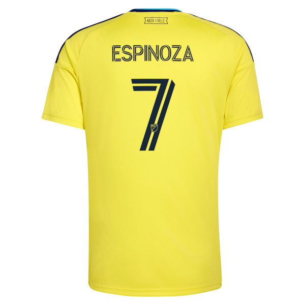 Soccer Intl Cristian Espinoza Nashville SC 2026 The Reverb Kit Replica Custom Jersey Yellow