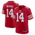 Kurtis Rourke San Francisco 49ers Soccer Intl Team Game Jersey - Scarlet