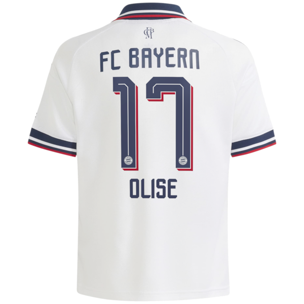Michael Olise Bayern Munich Soccer Intl Youth 2026/27 Away Replica Jersey - White