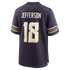 Justin Jefferson Minnesota Vikings Soccer Intl 2026 Rivalries Collection Game Jersey - Purple