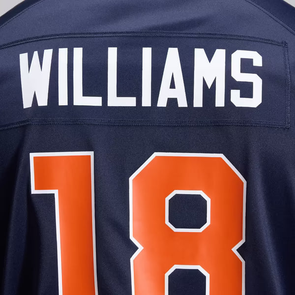 Caleb Williams Chicago Bears Soccer Intl 2026 Rivalries Collection Game Jersey - Navy