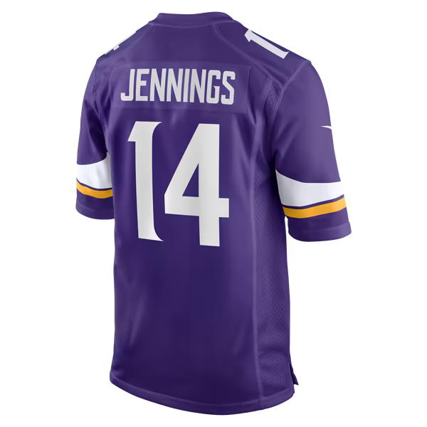 Jauan Jennings Minnesota Vikings Soccer Intl Team Game Jersey - Purple