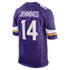 Jauan Jennings Minnesota Vikings Soccer Intl Team Game Jersey - Purple