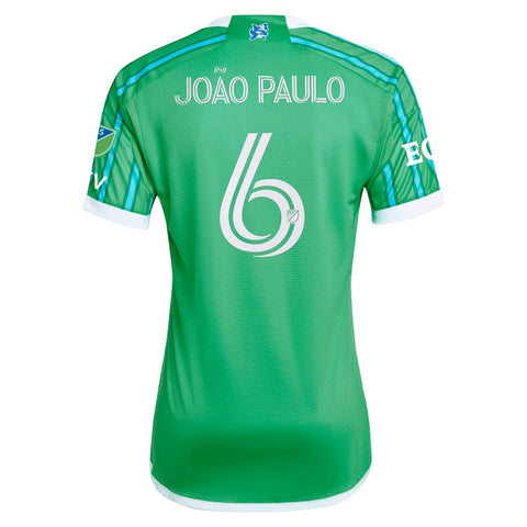 Joao Paulo Seattle Sounders FC 2024 The Anniversary Kit  Player Shirt – Green