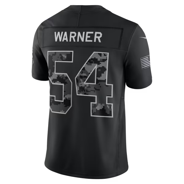 Fred Warner San Francisco 49ers Soccer Intl 2026 Salute to Service Stitched Limited Jersey - Black