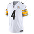 DK Metcalf Pittsburgh Steelers Soccer Intl Vapor F.U.S.E. Stitched Limited Jersey - White