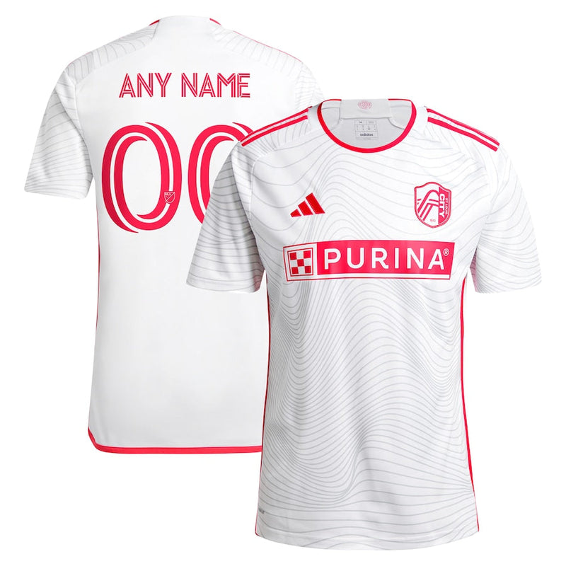 St. Louis City SC  2024 The Confluence Kit  Custom Jersey - White