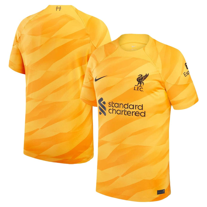 Liverpool  2023/24 Goalkeeper Stadium Jersey - Yellow/Orange