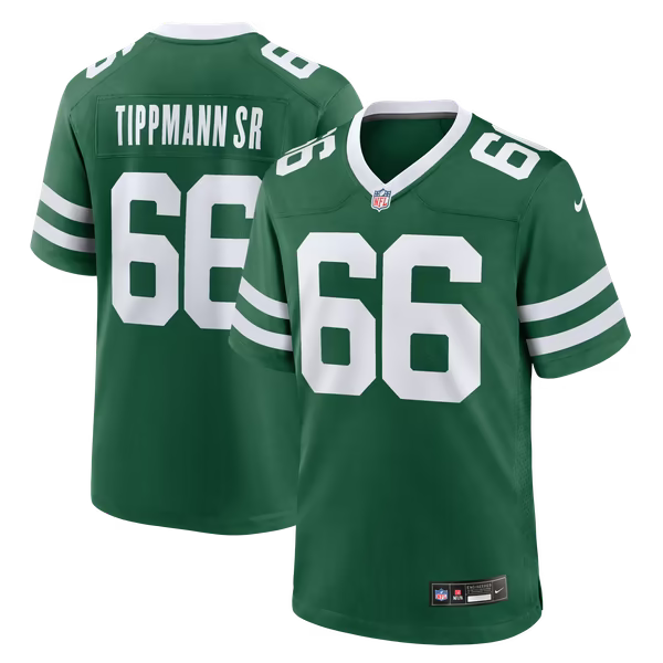 Joe Tippmann New York Jets Soccer Intl Team Game Jersey - Green