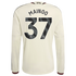 Kobbie Mainoo Manchester United Soccer Intl 2026/27 Third Replica Long Sleeve Jersey - Cream