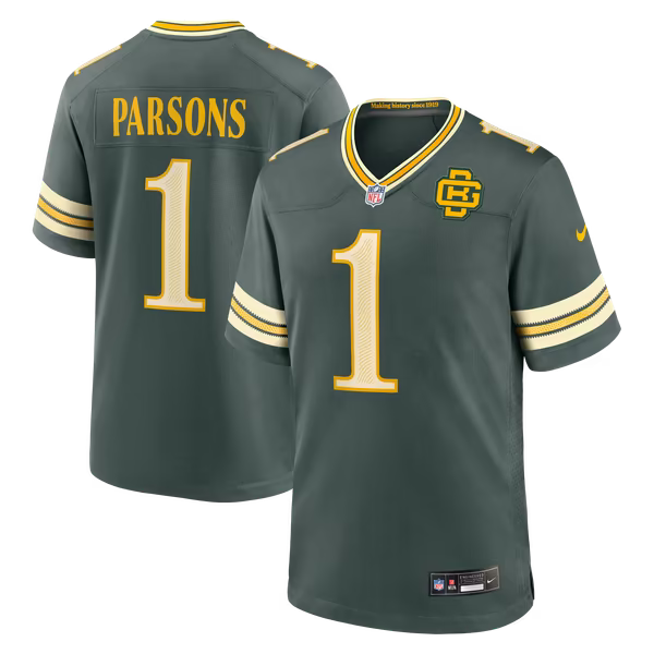 Micah Parsons Green Bay Packers Soccer Intl 2026 Rivalries Collection Game Jersey - Green