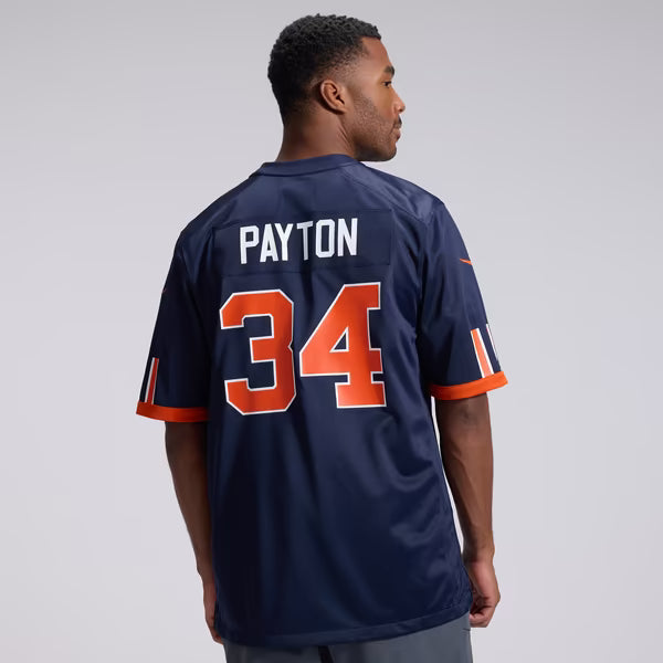 Walter Payton Chicago Bears Soccer Intl 2026 Rivalries Collection Game Jersey - Navy