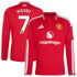 Soccer Intl Mason Mount Manchester United 2026/27 Home Replica Long Sleeve Jersey Red