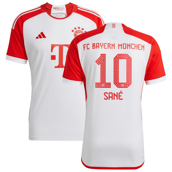 Leroy Sané Bayern Munich  2023/24 Home Jersey - White