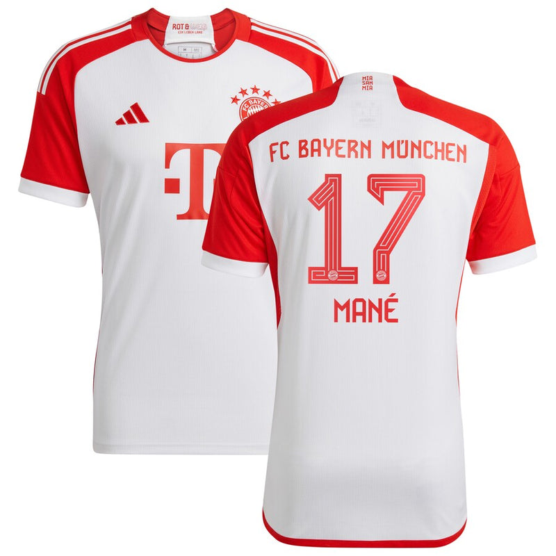 Sadio Mané Bayern Munich  2023/24 Home Jersey - White