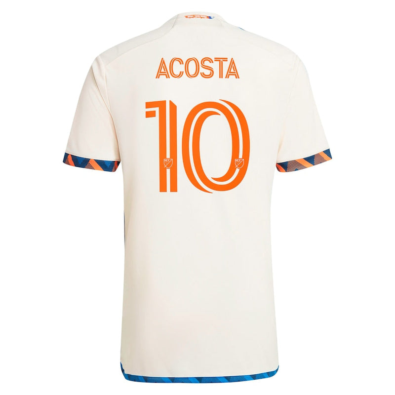 Luciano Acosta FC Cincinnati  2024 The Canvas Kit  Player Jersey - White