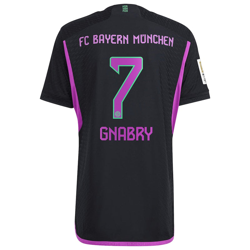 Serge Gnabry Bayern Munich  2023/24 Away Player Jersey - Black