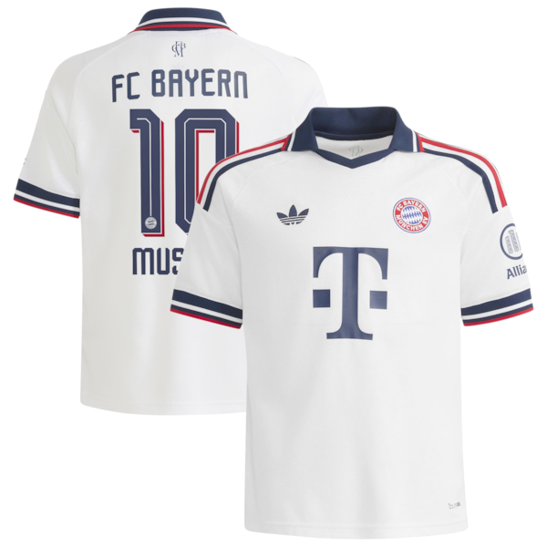 Jamal Musiala Bayern Munich Soccer Intl Youth 2026/27 Away Replica Jersey - White