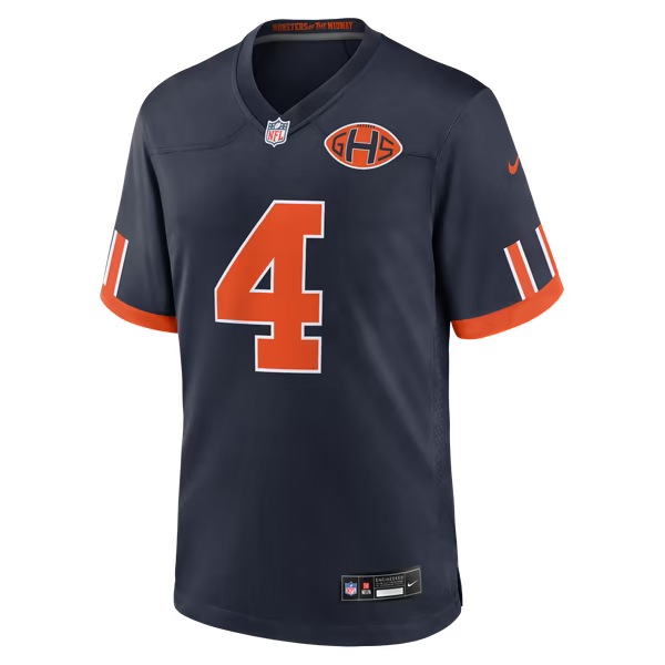 D'Andre Swift Chicago Bears Soccer Intl 2026 Rivalries Collection Game Jersey - Navy
