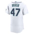 Matt Brash Seattle Mariners Soccer Intl Home 50th Season Authentic Jersey - White