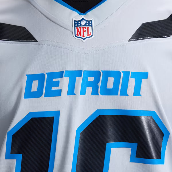 Jared Goff Detroit Lions Soccer Intl 2026 Rivalries Collection Game Jersey - Silver
