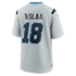 Isaac TeSlaa Detroit Lions Soccer Intl 2026 Rivalries Collection Game Jersey - Silver