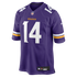 Jauan Jennings Minnesota Vikings Soccer Intl Team Game Jersey - Purple