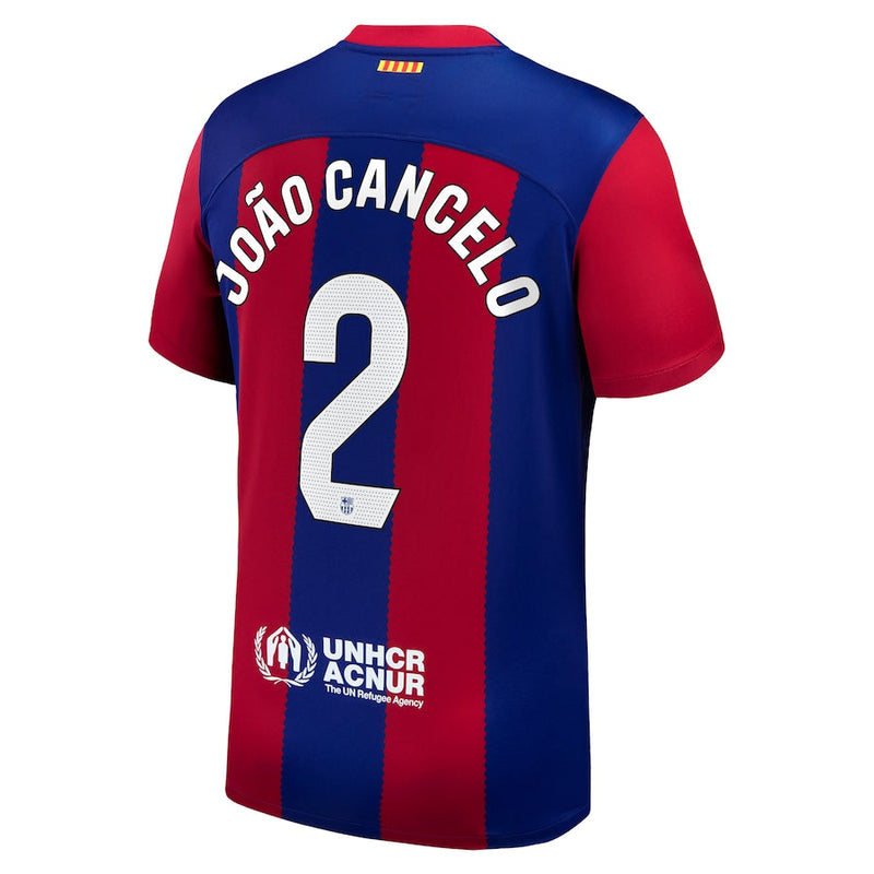 Joao Cancelo Barcelona  2023/24 Home Stadium Player Jersey - Royal