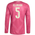 Jude Bellingham Real Madrid Soccer Intl 2026/27 Third Replica Long Sleeve Jersey - Pink