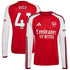 Declan Rice Arsenal Soccer Intl 2026/27 Home Replica Long Sleeve Jersey - Red