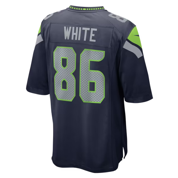 Ricky White Seattle Seahawks Soccer Intl Team Game Jersey - College Navy