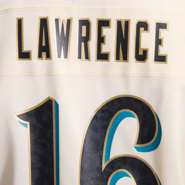 Trevor Lawrence Jacksonville Jaguars Soccer Intl 2026 Rivalries Collection Game Jersey - Natural