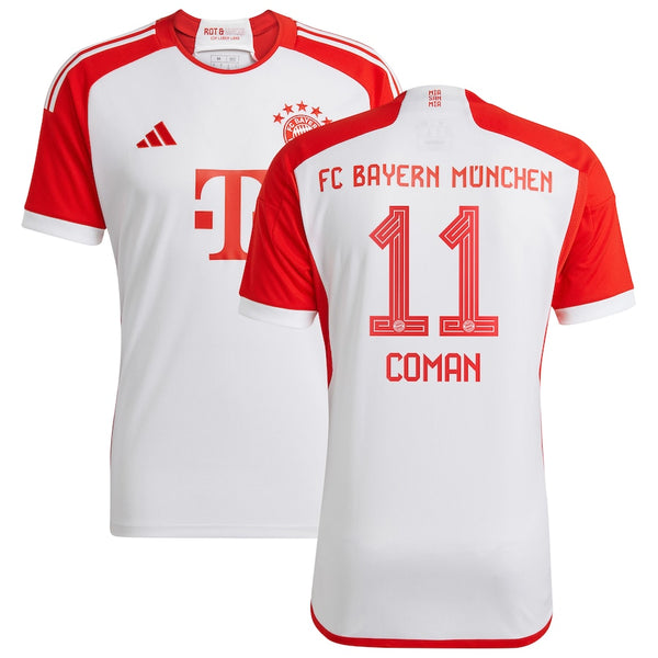 Kingsley Coman Bayern Munich  2023/24 Home Jersey - White