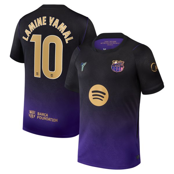 Lamine Yamal Barcelona Soccer Intl 2026/27 Away Stadium Replica Jersey - Purple