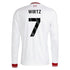 Florian Wirtz Liverpool Soccer Intl 2026/27 Away Replica Long Sleeve Jersey - White