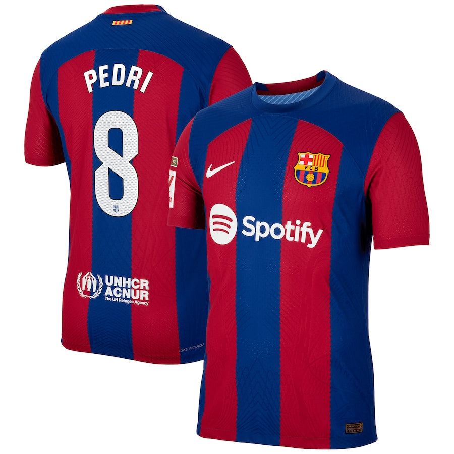 Pedri Barcelona Nike 2023/24 Home Authentic Jersey - Royal