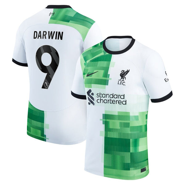 Darwin Núñez Liverpool  2023/24 Away Jersey - White