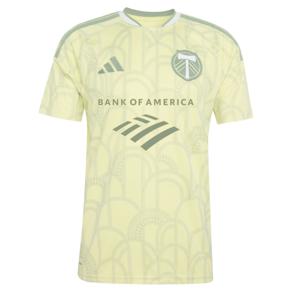 Adidas Finn Surman Portland Timbers 2026 Civic Stadium Kit Replica Jersey Yellow