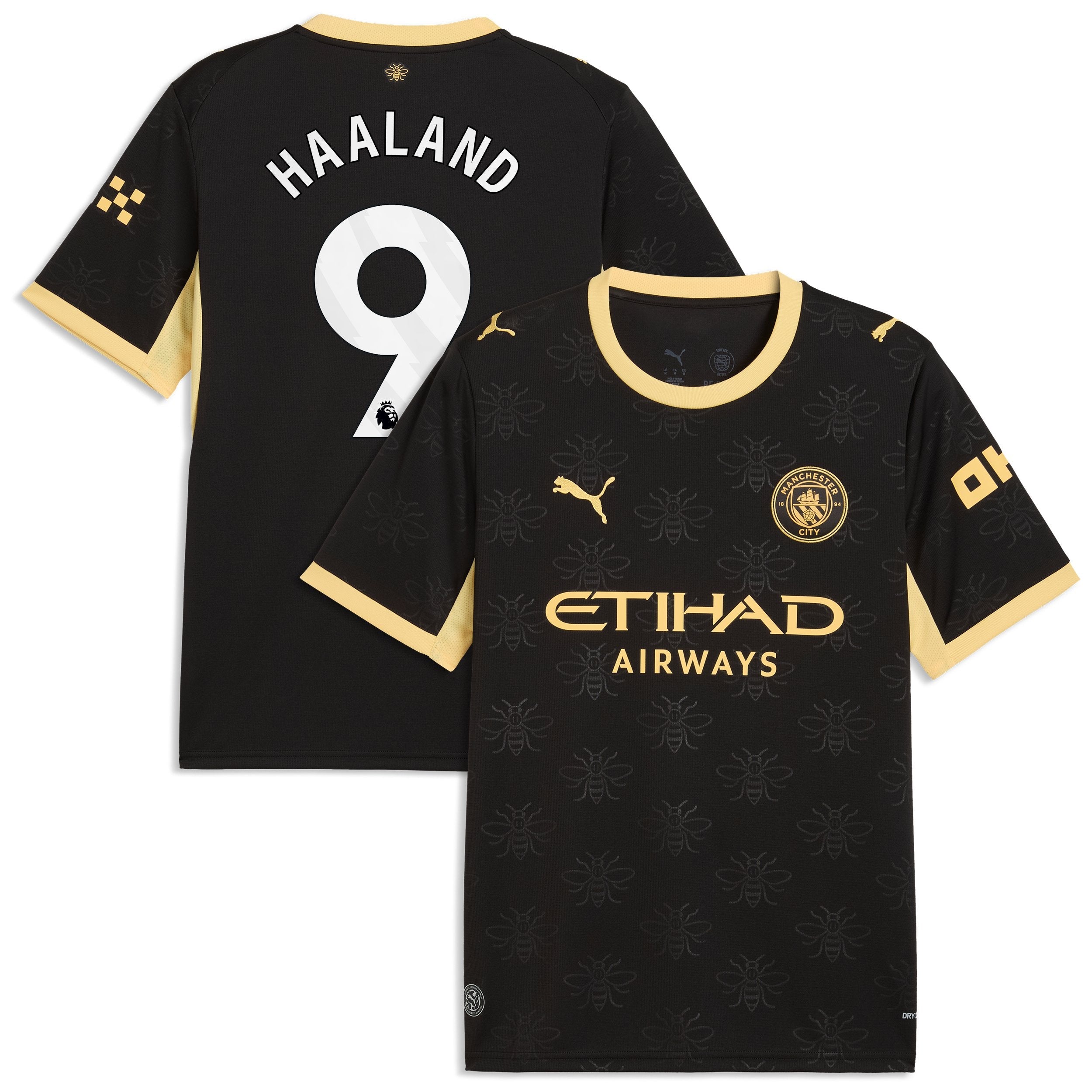 Erling Haaland Manchester City Soccer Intl 2026/27 Away Replica Jersey - Black