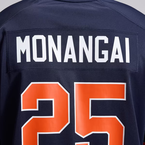 Kyle Monangai Chicago Bears Soccer Intl 2026 Rivalries Collection Game Jersey - Navy