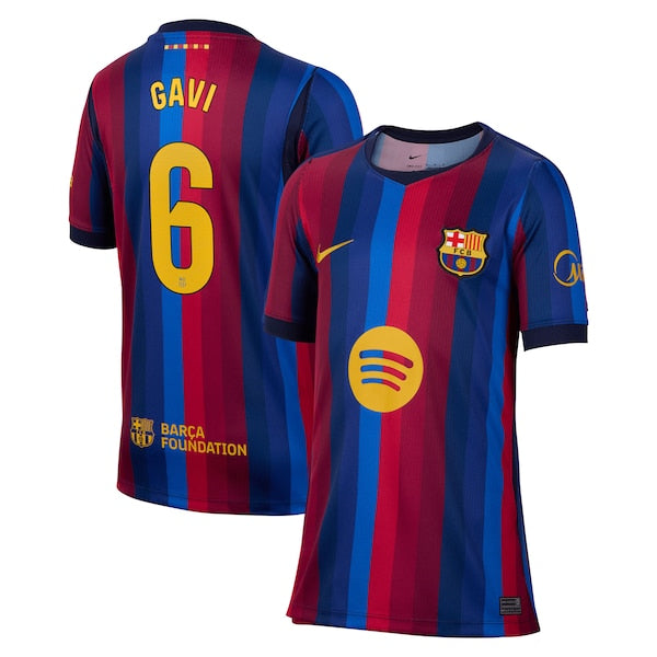 Soccer Intl Gavi Barcelona 2026/27 Home Stadium Replica Jersey Red