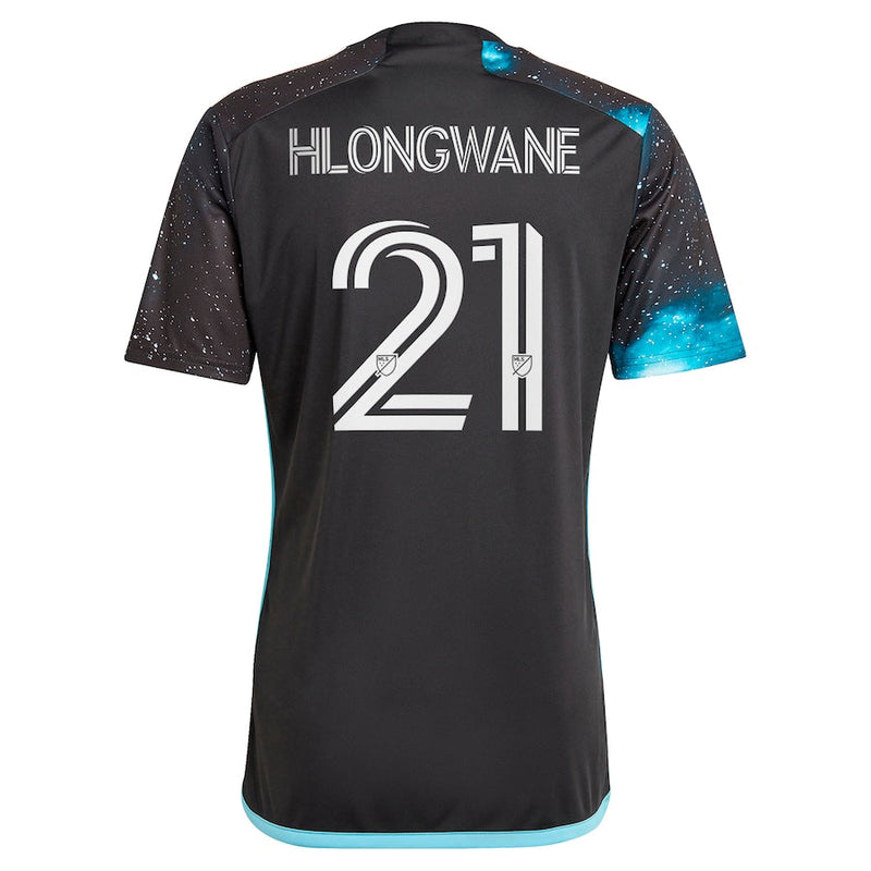 Bongokuhle Hlongwane Minnesota United FC  2024 Starry Night  Player Jersey - Black