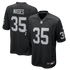 Hezekiah Masses Las Vegas Raiders Soccer Intl Team Game Jersey - Black