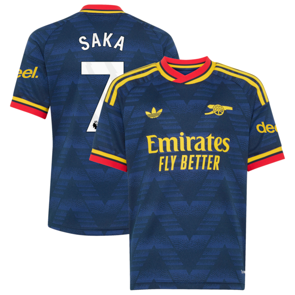 Bukayo Saka Arsenal Soccer Intl Youth 2026/27 Away Replica Jersey - Navy